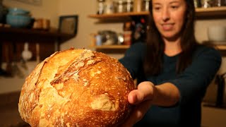 Baking Sourdough Bread at Home  Step by Step Guide [upl. by Leur578]