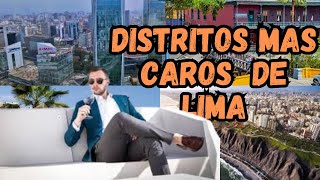 DISTRITOS DE LIMA MAS CAROS PARA VIVIR 2024 [upl. by Imim571]