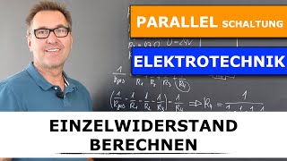 Einzelwiderstand in einer Parallelschaltung berechnen  Gesamtwiderstand  Einzelwiderstände [upl. by Erehpotsirhc]