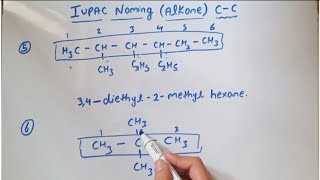 IUPAC Nomenclature Alkane class 11 easy explanation [upl. by Noni781]