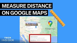 How To Measure Distance On Google Maps [upl. by Aihsia]