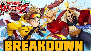 MY HERO ACADEMIA ULTRA IMPACT BREAKDOWN OF HYPE UR SNOWBOARDING HAWKS AND 100 MILLION SUIT ALL MIGHT [upl. by Tama525]