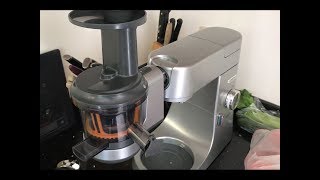 Kenwood KAX720PL extracteur sur Chef XL KVL 4110S [upl. by Ahsiken]