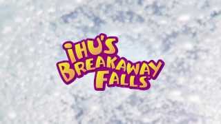 Ihus Breakaway Falls dropping at Aquatica Orlando [upl. by Hoes]