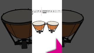 TIMPANI MOMENTS – Beethoven Symphony No 3 – I Allegro con brio shorts [upl. by Yrek]