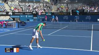 Andreas Seppi v Bernard Tomic  Full Match Mens Singles Semifinal Apia International Sydney 2013 [upl. by Nerw]