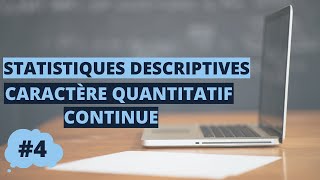 Caractère quantitatif continue  statistiques S1 [upl. by Inavoig]