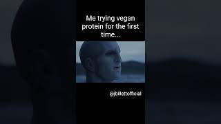 Trying Vegan Protein vegan protein funny [upl. by Eenhat93]