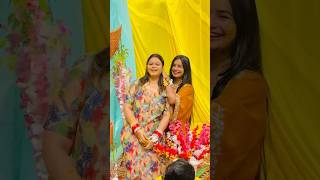 Bestie’s Wedding 😱 crafteraditi wedding minivlog weddingvlog shorts friend ​⁠CrafterAditi [upl. by Eivlys]