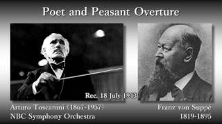 Suppé Poet and Peasant Overture Toscanini amp NBCso 1943 スッペ 「詩人と農夫」序曲 トスカニーニ [upl. by Acinomaj]