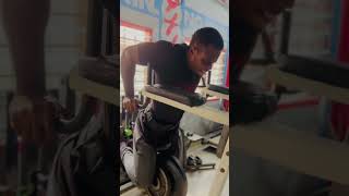 Weighted Dips 160 lbs x 7 motivation workout gym fyp leangains buildmuscle fypyoutube [upl. by Yelsek]