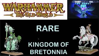 Warhammer The Old World Bretonnia Faction Focus Rare [upl. by Arak]