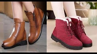 احدث واشيك احذية الخروج للبنات موضة شتاء  Nouvelle Collection  Bottines automne hiver 2019 [upl. by Ardnazil526]