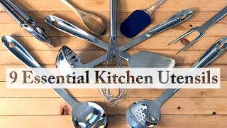 Top 9 Kitchen Utensils You Need and the 3 most important [upl. by Calli]