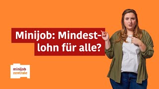 Stand 2023 Minijob amp Mindestlohn Alle Infos rund um deinen Verdienst [upl. by Cirederf]