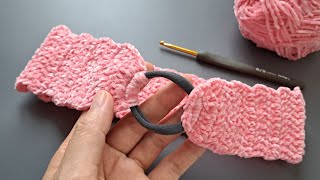 Super Easy Crochet Skincare Headband  DIY Crochet Face Wash Headband For Beginners [upl. by Irep]