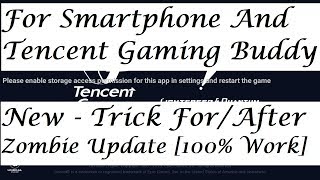 How To fix enable storage access permission problem in Tencent Gaming Buddy And Smartphones [upl. by Ardnuaet]