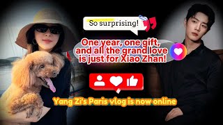 太惊讶了！ 一岁一礼，盛大的爱意只为肖战！杨紫巴黎Vlog精彩上线，展示充实假期与独特风采 xiaozhan yangzi [upl. by Ainek]