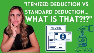 Itemized Deduction vs Standard Deduction Explained [upl. by Airemahs388]