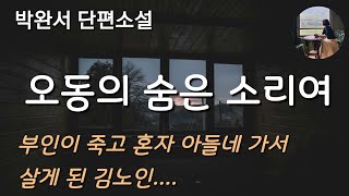 오동의 숨은 소리여박완서그의 마누라는 석 달밖에 안 남은 여생을 오로지 영감을 교육시키는데 전념했다 [upl. by Enelhtac221]