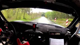 Onboard Porsche GT3 ZeltnerZeltner Sachsen Rallye 2013 Stage 68 HD [upl. by Annayak]