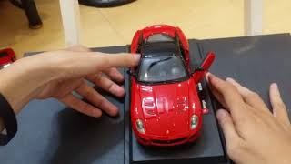 unbox amp review Ferrari 599 GTO 124 by Bburago [upl. by Colene230]