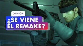 METAL GEAR SOLID REMAKE puede ser una realidad  Opinión [upl. by Ellenrad]