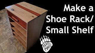 Make a Shoe Rack  Small Shelf  Woodworking [upl. by Ayotyal752]