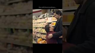 Guy with Downs syndrome hug people and make them feel good emotional downsyndrome movie [upl. by Anpas]