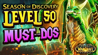 5 Things you NEED to do at level 50  SoD Phase 3 Sunken Temple Guide [upl. by Acirem531]