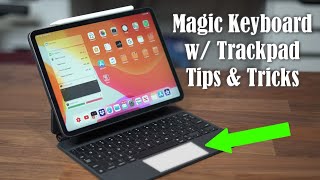 2020 iPad Pro Magic Keyboard with Trackpad  25 Tips and Tricks [upl. by Jerusalem499]