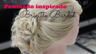 Penteado inspirado em BRIGITTE BARDOT  por Sonia Lopes [upl. by Yelrahs]