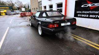 Mercedes R129 SL500 CKS Sport Exhaust [upl. by Eiger]