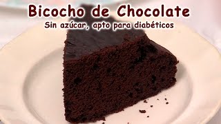 Bizcocho de Chocolate Sin Azucar Vida Natural y Belleza [upl. by Mufinella304]