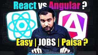 Best Frontend to Learn React vs Angular for beginners in 2024  MERN vs MEAN Stack 🔥 [upl. by Tifanie]