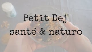 Petit dejeuner healthy  Recette 1 [upl. by Levram]