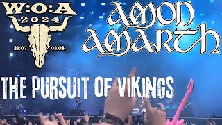 Amon Amarth in Wacken 2024  The Pursuit of Vikings [upl. by Liddy]