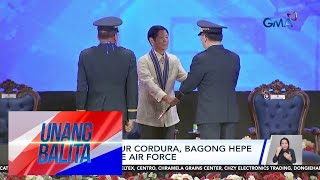 Lt Gen Arthur Cordura bagong hepe ng Philippine Air Force  Unang Balita [upl. by Beffrey]