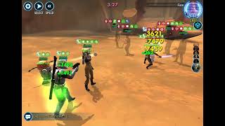 SWGOH TW Phoenix Hera Omicron vs Resistance LVL 6 Datacron [upl. by Yelac459]