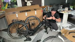 EBike verpacken  GRUNDIG GCB1 Pedelec CITY BIKE sicher für den Transport packen Anleitung [upl. by Eintihw981]