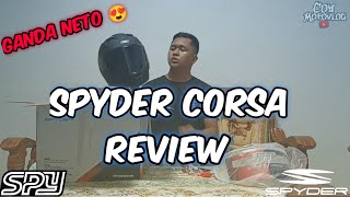 Helmet Reveal 😍  Spyder Corsa  Spyder Helmet Philippines  Coy Motovlog [upl. by Nelrah450]