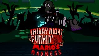 FNF No Ghosts but with my Horror Luigi sprites  Marios Madness V2 UST [upl. by Zeuqcaj951]