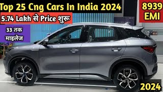 Top 25 Cng Cars In India 🔥 Family Budget Best Mileage Cng Cars in india 2024 [upl. by Yllus314]