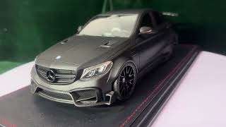 GLM Models 118 DarwinPro Widebody C63s AMG Matte Black GLM188025 [upl. by Addam]