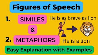 Similes Vs Metaphors  How Do They Differ and Similar  Easy Explanation with Examples [upl. by Suiramaj]