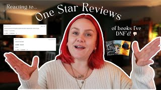 Reacting to One Star Reviews ⭐ Books Ive DNFd 👎🏻 [upl. by Nuavahs]