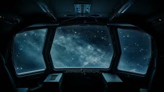 Serenity in Space  Relaxing White Noise for Stress Relief  Sleep Study Relax [upl. by Euqor]