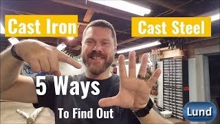 IS IT CAST IRON OR CAST STEEL 5 Ways To identify Before Welding [upl. by Gladdy424]