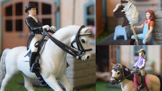 The Horses Send Their Riders to Training Short Schleich Model RolePlay [upl. by Niryt922]