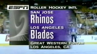 1994 RHI REWIND SAN JOSE RHINOS  LOS ANGELES BLADES [upl. by Marlene]